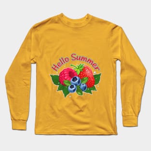 Hello Summer Long Sleeve T-Shirt